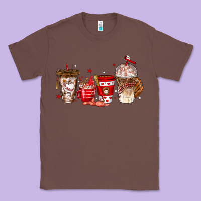 Classic Tee baseball coffee cups