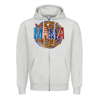 Dove Grey 4th of july mama Zipper Hoodie - texasbilliewilder