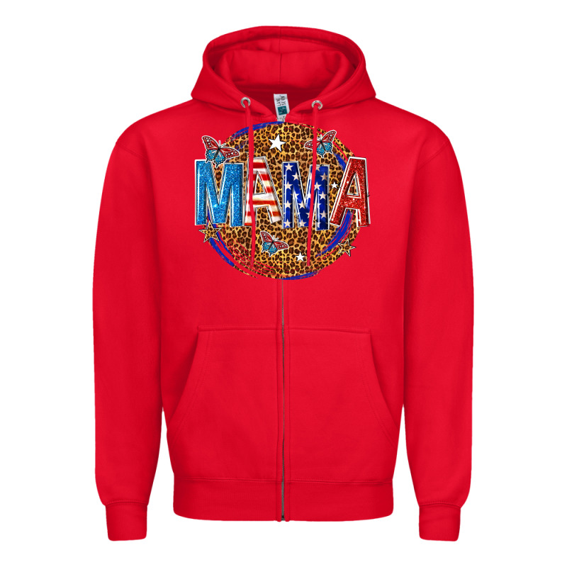 4th Of July Mama Zipper Hoodie by texasbilliewilder | Teevron
