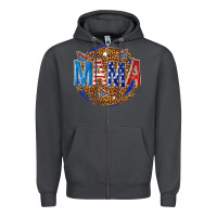 Smoke 4th of july mama Zipper Hoodie - texasbilliewilder