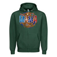 Sports Green 4th of july mama Zipper Hoodie - texasbilliewilder