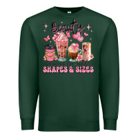 Sports Green beauty comes in all shapes and sizes coffee cups Premium Sweatshirt - JahusDesignShop