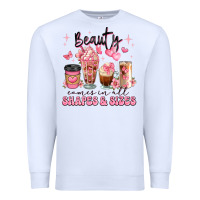 White beauty comes in all shapes and sizes coffee cups Premium Sweatshirt - JahusDesignShop