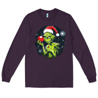 Plum Grinch Long Sleeve Tee - Unal Design