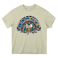 Mossy happy easter rainbow Heavy Core Tee - CowhideDigitalArt