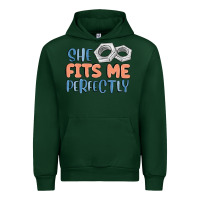 Forest Green she fits me perfectly Urban Hoodie - MaliasSmallBusiness