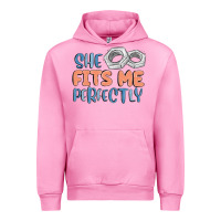 Fuchsia Pink she fits me perfectly Urban Hoodie - MaliasSmallBusiness