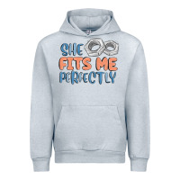 Heather Grey she fits me perfectly Urban Hoodie - MaliasSmallBusiness
