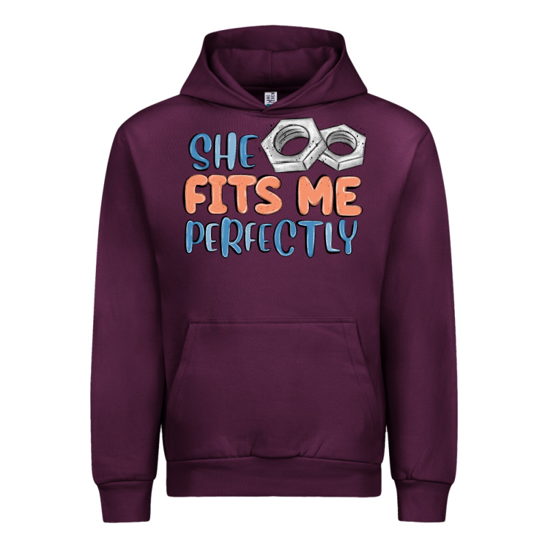 She Fits Me Perfectly Urban Hoodie by MaliasSmallBusiness | Teevron