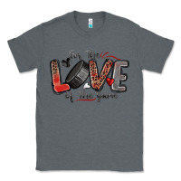 Charcoal Heather for the love of the game hockey Classic Tee - Zillion Design Studio