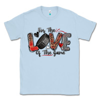 Dusty Blue for the love of the game hockey Classic Tee - Zillion Design Studio