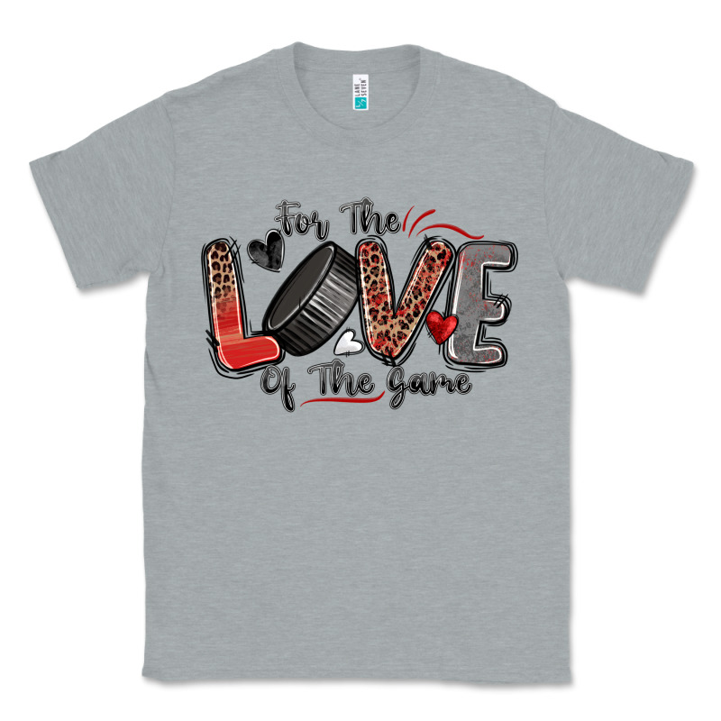 For The Love Of The Game Hockey Classic Tee by Zillion Design Studio | Teevron