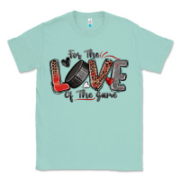 Seafoam for the love of the game hockey Classic Tee - Zillion Design Studio