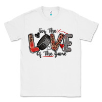 White for the love of the game hockey Classic Tee - Zillion Design Studio