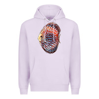Lilac Discus Fish Premium Hoodie - LillyAllenDesigns