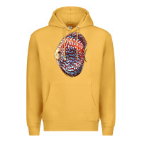 Mustard Discus Fish Premium Hoodie - LillyAllenDesigns