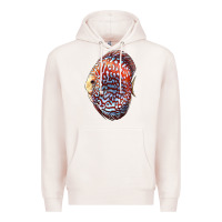Pale Pink Discus Fish Premium Hoodie - LillyAllenDesigns