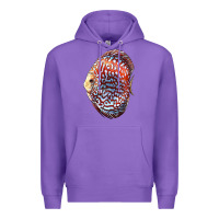Purple Discus Fish Premium Hoodie - LillyAllenDesigns