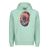 Seafoam Discus Fish Premium Hoodie - LillyAllenDesigns