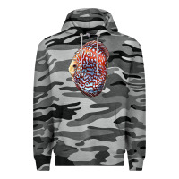 Slate Camo Discus Fish Premium Hoodie - LillyAllenDesigns