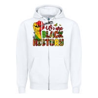 White we are black history Zipper Hoodie - Zillion Design Studio