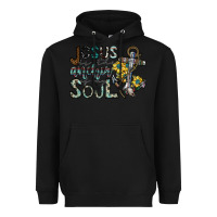 Black jesus is the anchor of my soul Heavyweight Hoodie - SublimationCraftShop