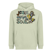 Matcha jesus is the anchor of my soul Heavyweight Hoodie - SublimationCraftShop