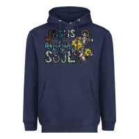 Navy jesus is the anchor of my soul Heavyweight Hoodie - SublimationCraftShop