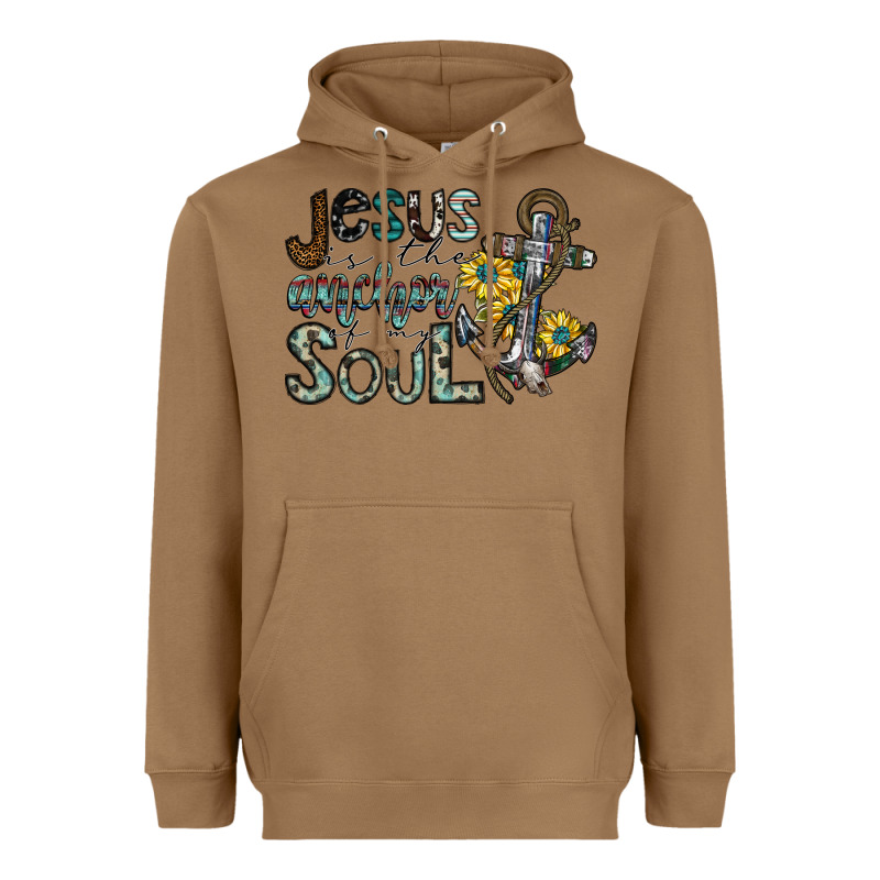 Jesus Is The Anchor Of My Soul Heavyweight Hoodie by SublimationCraftShop | Teevron