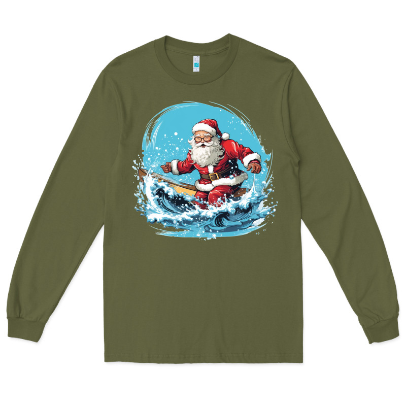 Happy Santa Long Sleeve Tee by Unal Design | Teevron