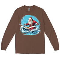 Chestnut happy santa Long Sleeve Tee - Unal Design