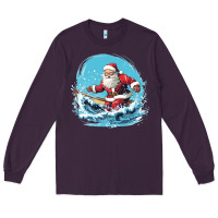 Plum happy santa Long Sleeve Tee - Unal Design