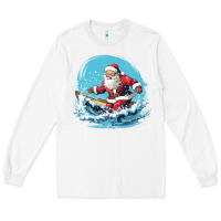 White happy santa Long Sleeve Tee - Unal Design