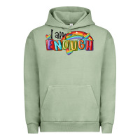 Pigment Oil Green i am enough lgbt Urban Hoodie - MaliasSmallBusiness