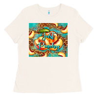 Bone just peachy peach tumbler Ladies Tee - BarkalooDesign