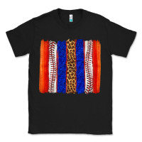 Black baseball brush strokes Classic Tee - texasbilliewilder