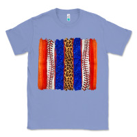 Colony Blue baseball brush strokes Classic Tee - texasbilliewilder