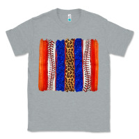 Heather Grey baseball brush strokes Classic Tee - texasbilliewilder