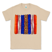 Mushroom baseball brush strokes Classic Tee - texasbilliewilder