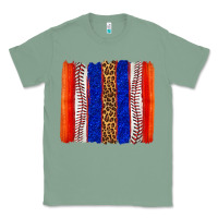 Sage baseball brush strokes Classic Tee - texasbilliewilder