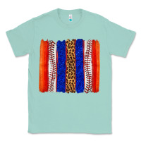 Seafoam baseball brush strokes Classic Tee - texasbilliewilder