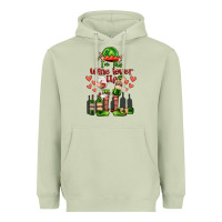 Matcha im the wine lover elf Heavyweight Hoodie - FaDigitalArtStudio