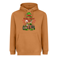 Meerkat im the wine lover elf Heavyweight Hoodie - FaDigitalArtStudio