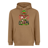 Toasted Coconut im the wine lover elf Heavyweight Hoodie - FaDigitalArtStudio