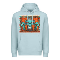 Blue Mist turquoise gemstone crosses Premium Hoodie - Jasminsmagicworld