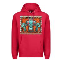 Cardinal turquoise gemstone crosses Premium Hoodie - Jasminsmagicworld