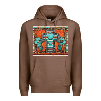 Chestnut turquoise gemstone crosses Premium Hoodie - Jasminsmagicworld