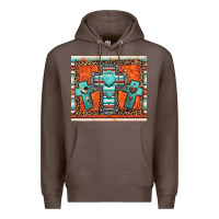Coffee turquoise gemstone crosses Premium Hoodie - Jasminsmagicworld