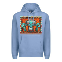 Colony Blue turquoise gemstone crosses Premium Hoodie - Jasminsmagicworld