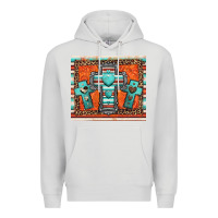 Dove Grey turquoise gemstone crosses Premium Hoodie - Jasminsmagicworld